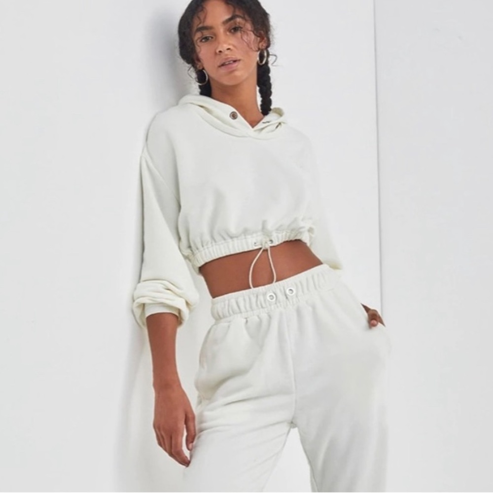 For Love & Lemons Ellie Cropped Hoodie NWT